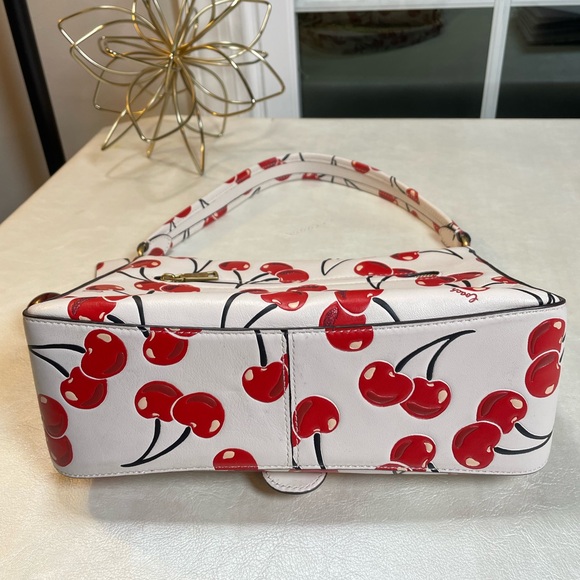 Coach Soft Tabby Shoulder Bag in Cherry Print 🍒 - Picture 11 of 17